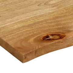 vidaXL Table Top Live Edge 70x60x3.8 cm Solid Wood Mango 6