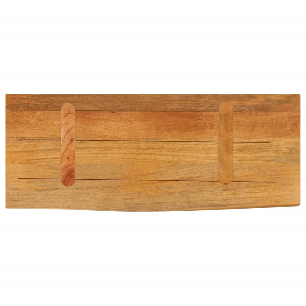 vidaXL Table Top Live Edge 70x30x2.5 cm Solid Wood Mango 5