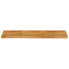 vidaXL Table Top Live Edge 110x30x2.5 cm Solid Wood Mango 3
