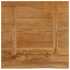 vidaXL Table Top Live Edge 80x80x2.5 cm Solid Wood Mango 5
