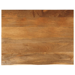 Table Top Live Edge Solid Wood Mango Oak Finished