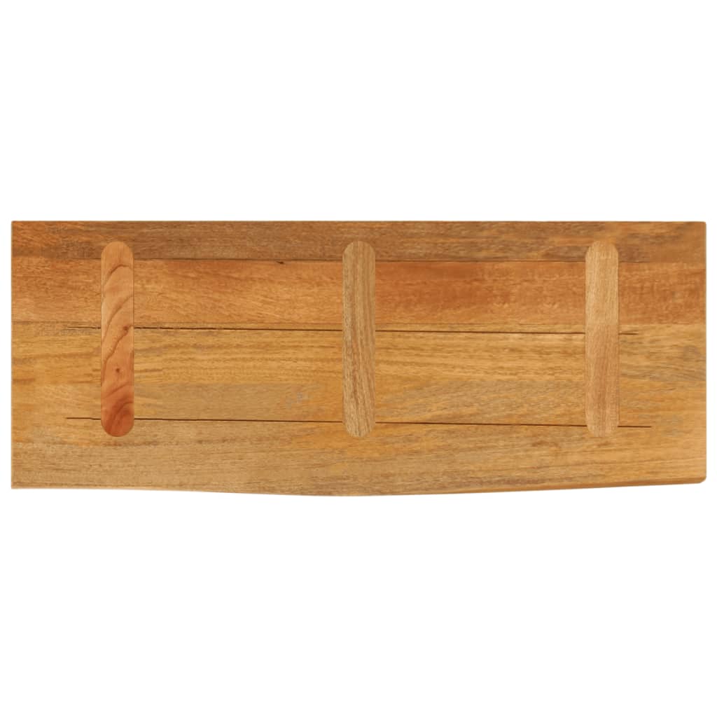 vidaXL Table Top Live Edge 90x20x3.8 cm Solid Wood Mango 5