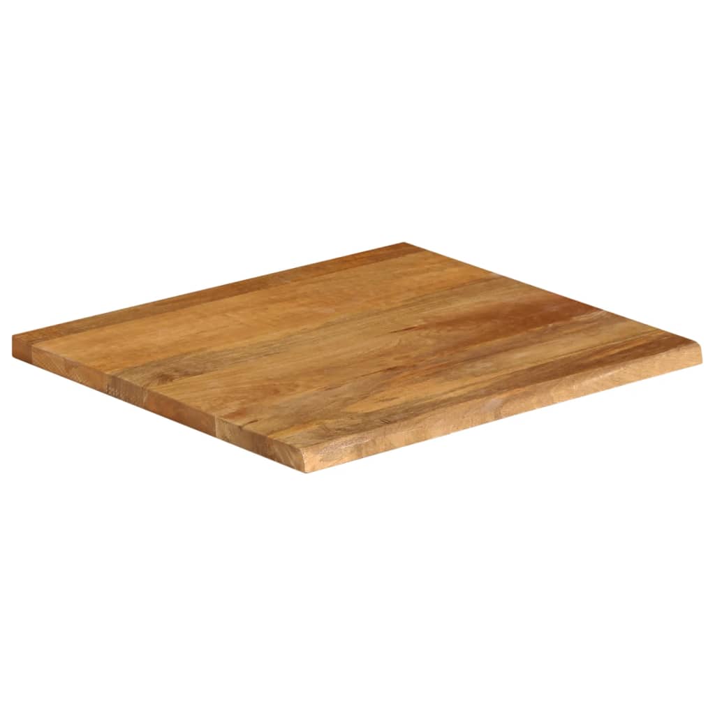 vidaXL Table Top Live Edge 40x40x3.8 cm Solid Wood Mango 2