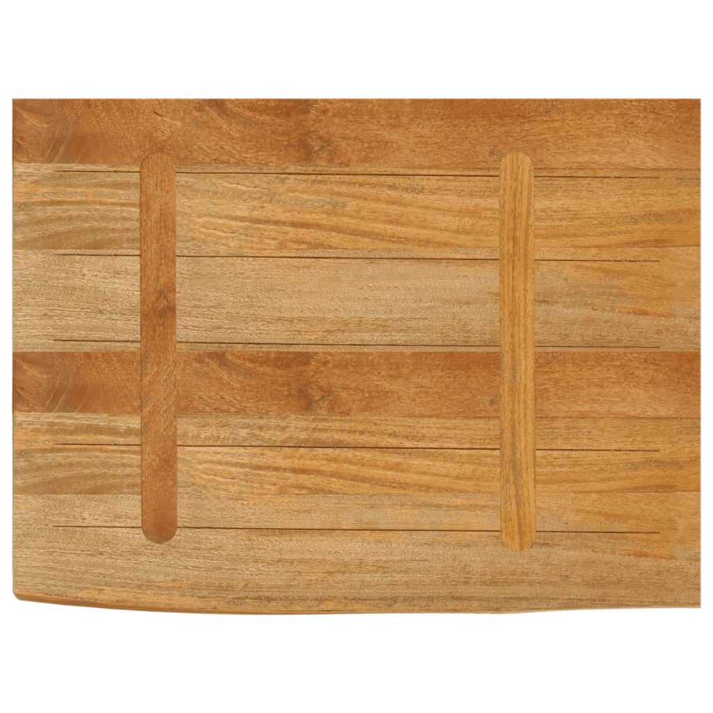 vidaXL Table Top Live Edge 70x60x3.8 cm Solid Wood Mango 5