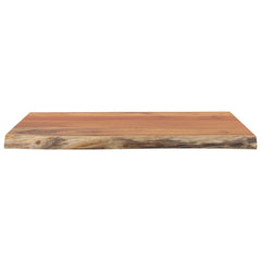 vidaXL Table Top 40x40x2,5 cm Rectangular Solid Wood Acacia Live Edge 3