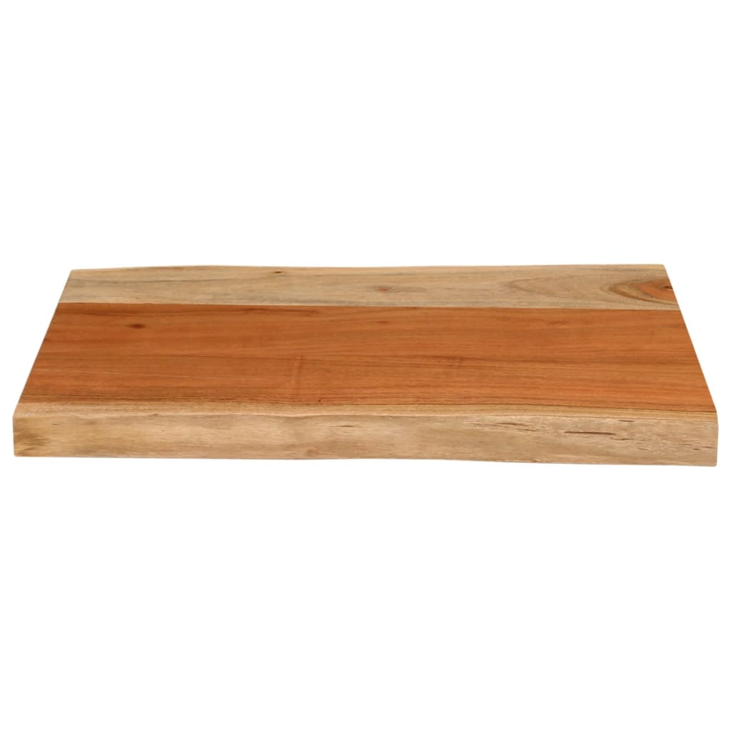 vidaXL Table Top 50x40x3.8 cm Rectangular Solid Wood Acacia Live Edge 3