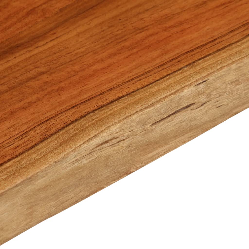 vidaXL Table Top 50x40x3.8 cm Rectangular Solid Wood Acacia Live Edge 6