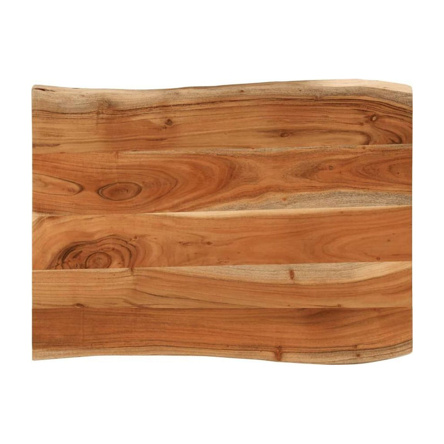 Table Top Rectangular Solid Wood Acacia Live Edge