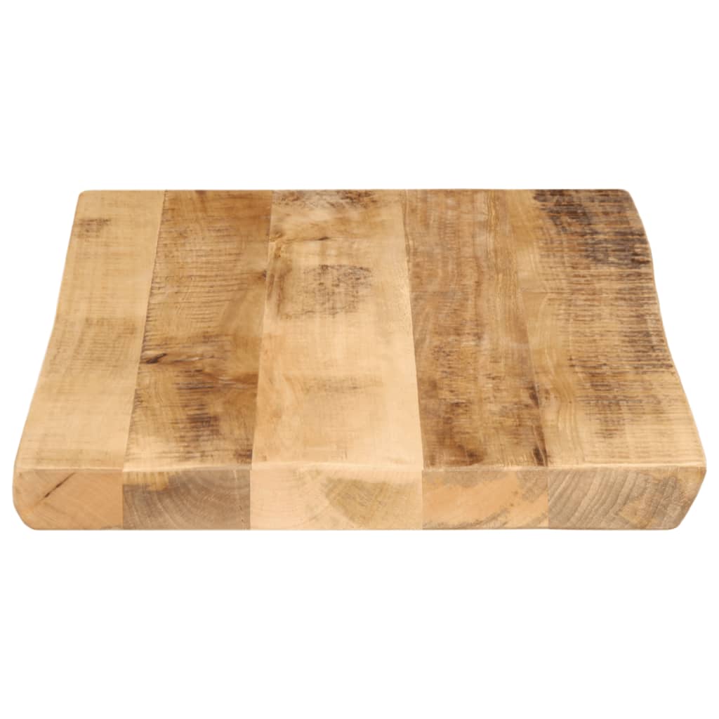 vidaXL Table Top Live Edge 50x40x2.5 cm Solid Wood Rough Mango 4