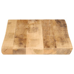 vidaXL Table Top Live Edge 50x40x2.5 cm Solid Wood Rough Mango 4