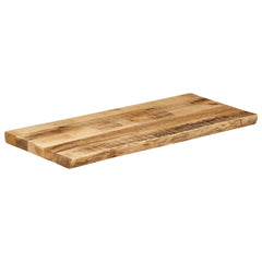 vidaXL Table Top Live Edge 80x40x3.8 cm Solid Wood Rough Mango 2