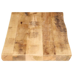 Table Top Live Edge 40x40x3.8 cm Solid Wood Rough Mango Thickness 38 mm Rough Mango wood(natural) 80 cm