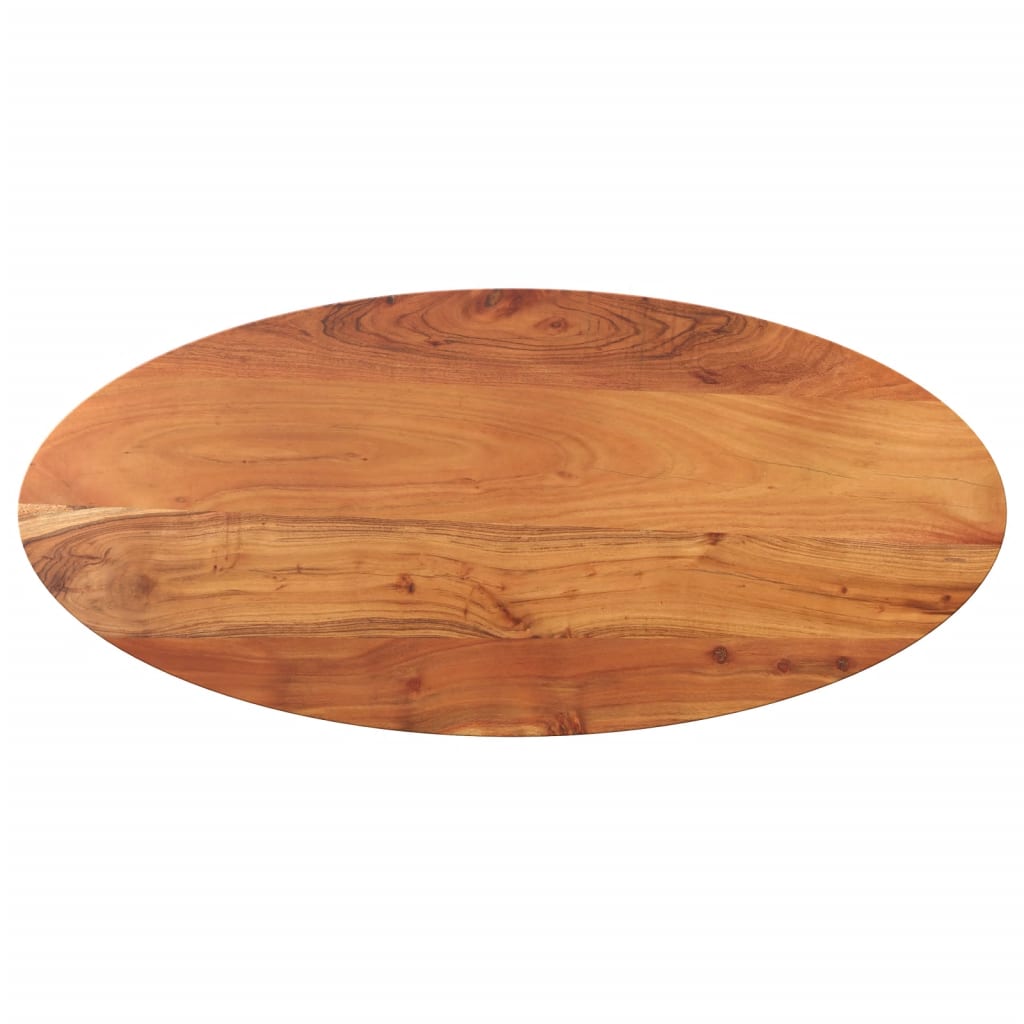 vidaXL Table Top 90x40x2.5 cm Oval Solid Wood Acacia 1