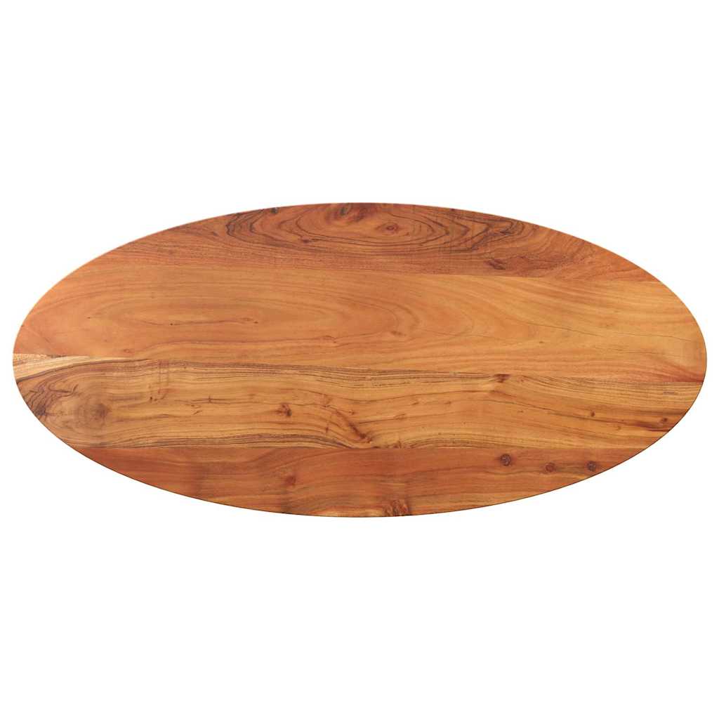 Table Top Oval Solid Wood Mango in Acacia Wood(natural)