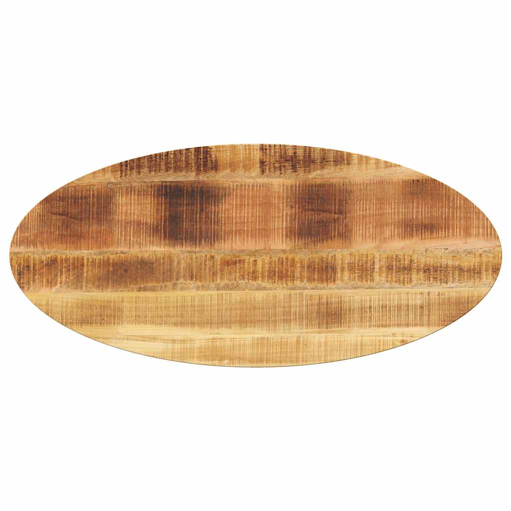 vidaXL Table Top 110x40x3.8 cm Oval Solid Wood Mango 4