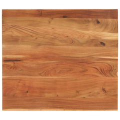 Table Top 80x80x2.5 cm Square Solid Wood Acacia Thickness 25 mm Acacia wood(natural) 90 cm