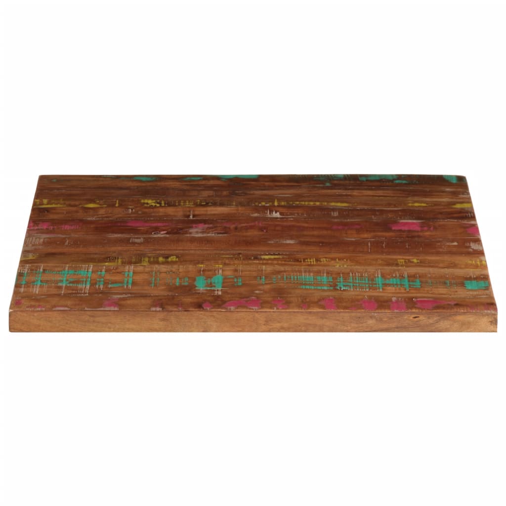 vidaXL Table Top 70x70x1.5 cm Square Solid Wood Reclaimed 3