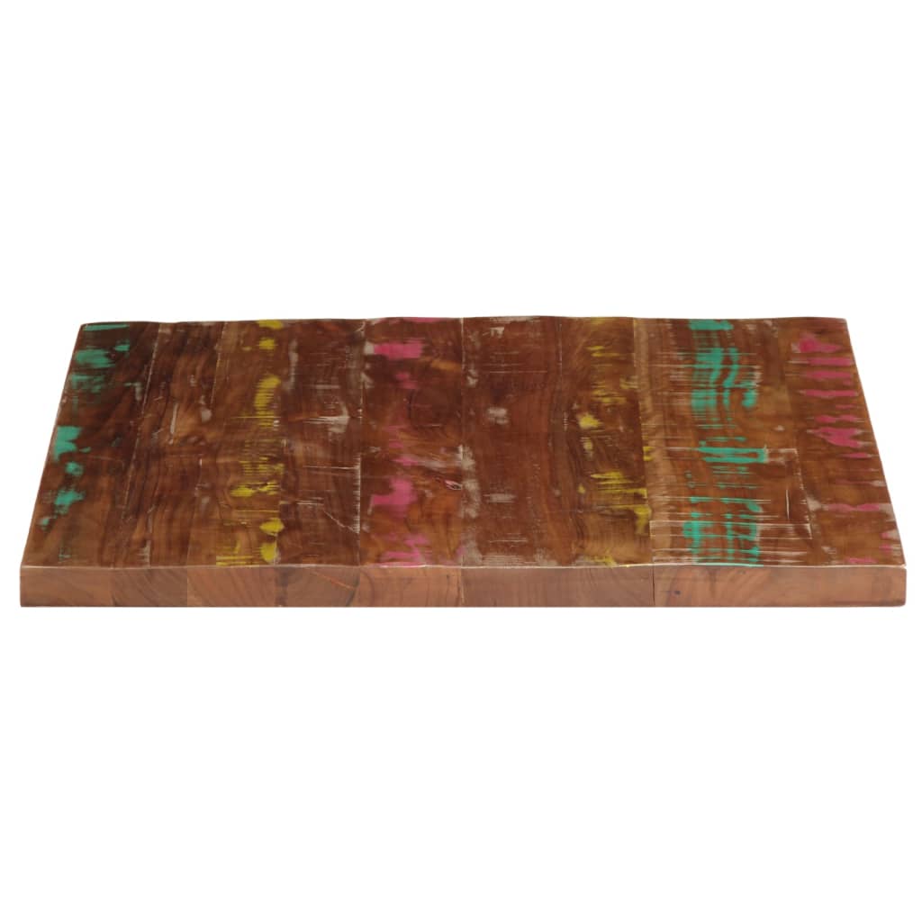 vidaXL Table Top 70x70x1.5 cm Square Solid Wood Reclaimed 4