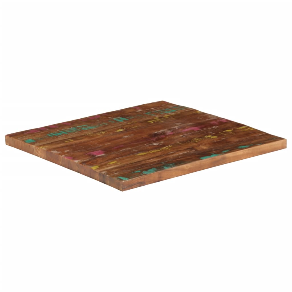 vidaXL Table Top 80x80x1.5 cm Square Solid Wood Reclaimed 2