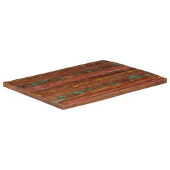vidaXL Table Top 100x80x3,8 cm Rectangular Solid Wood Reclaimed 2