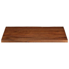 Table Top 80x80x2.5 cm Square Solid Wood Reclaimed Thickness 25 mm Reclaimed wood(natural) 90 cm