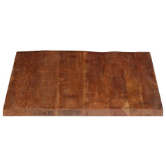 Table Top 80x80x2.5 cm Square Solid Wood Reclaimed Thickness 25 mm Reclaimed wood(natural) 90 cm