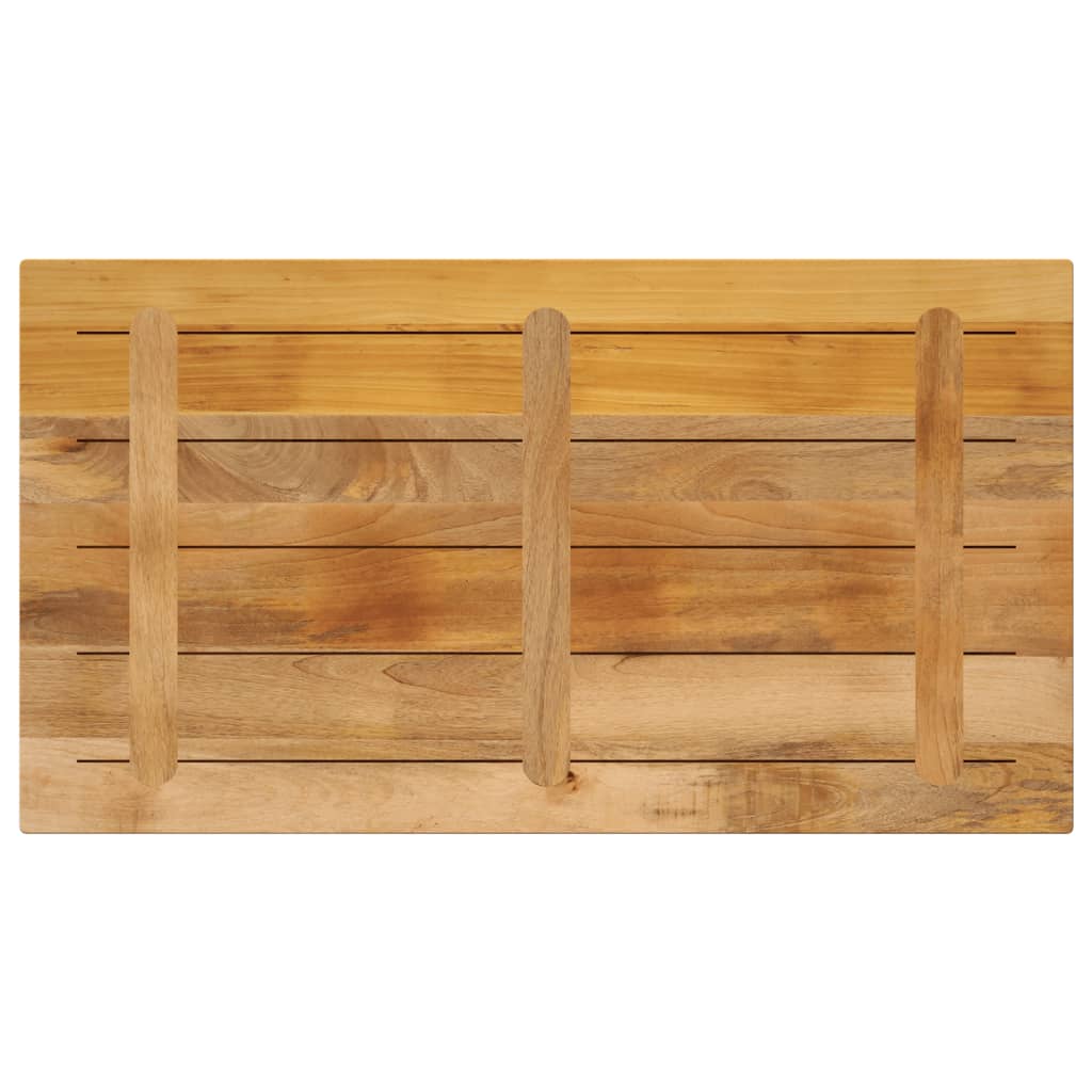 Table Top Square Solid Wood Rough Mango Thickness wood(natural