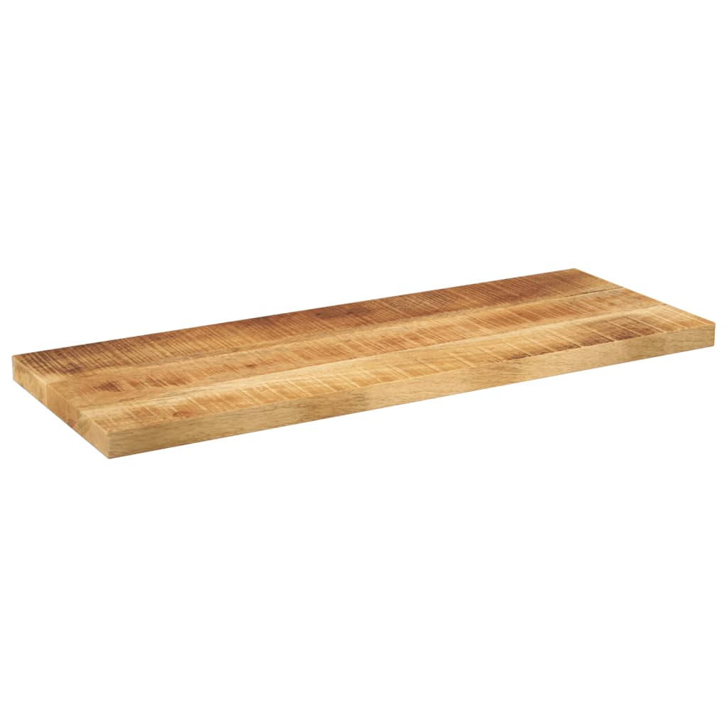 vidaXL Table Top 80x40x3,8 cm Rectangular Solid Wood Rough Mango 2