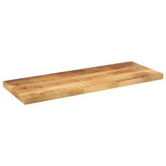 vidaXL Table Top 80x40x3,8 cm Rectangular Solid Wood Rough Mango 2