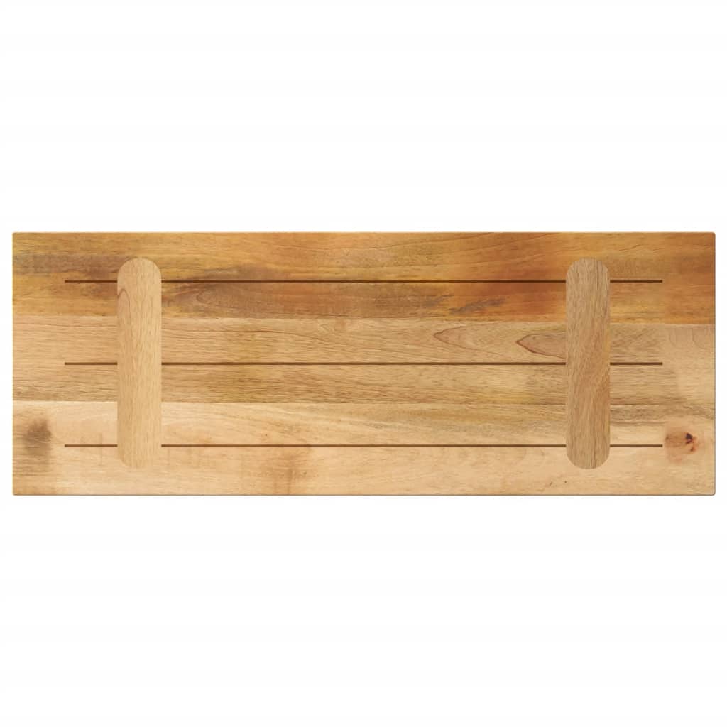 vidaXL Table Top 80x40x3,8 cm Rectangular Solid Wood Rough Mango 4