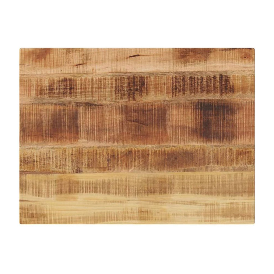 Table Top Rectangular Solid Wood Rough Mango