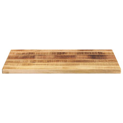vidaXL Table Top 90x50x3.8 cm Rectangular Solid Wood Rough Mango 3