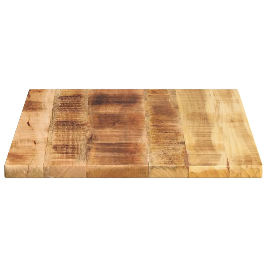 vidaXL Table Top 90x50x3.8 cm Rectangular Solid Wood Rough Mango 4