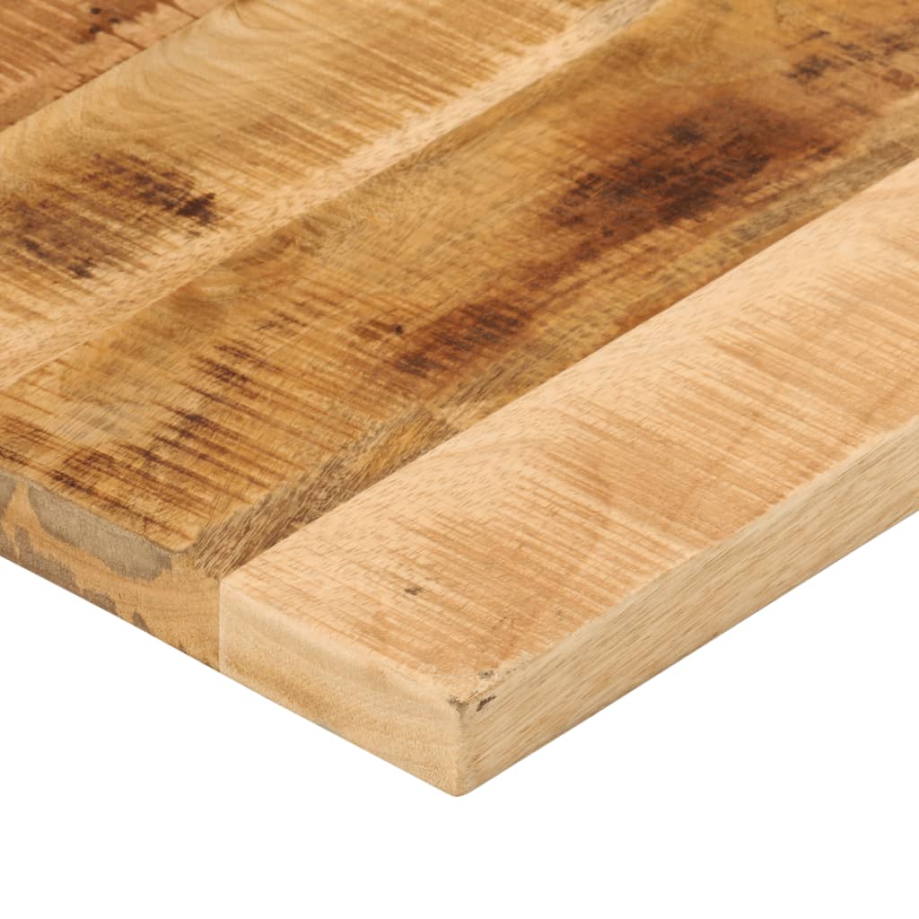 vidaXL Table Top 90x50x3.8 cm Rectangular Solid Wood Rough Mango 6