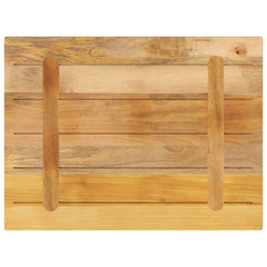 vidaXL Table Top 80x60x3.8 cm Rectangular Solid Wood Rough Mango 5