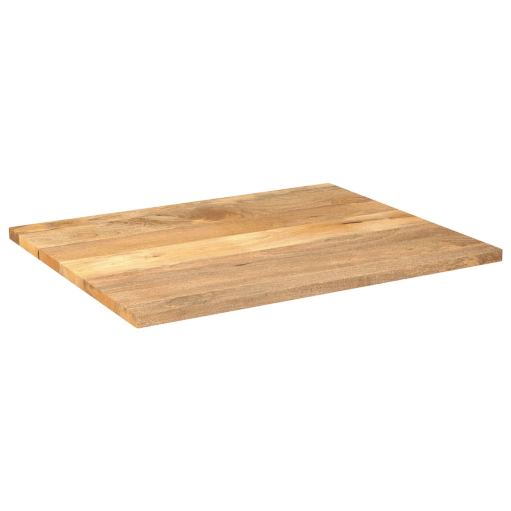 vidaXL Table Top 90x80x3,8 cm Rectangular Solid Wood Mango 2