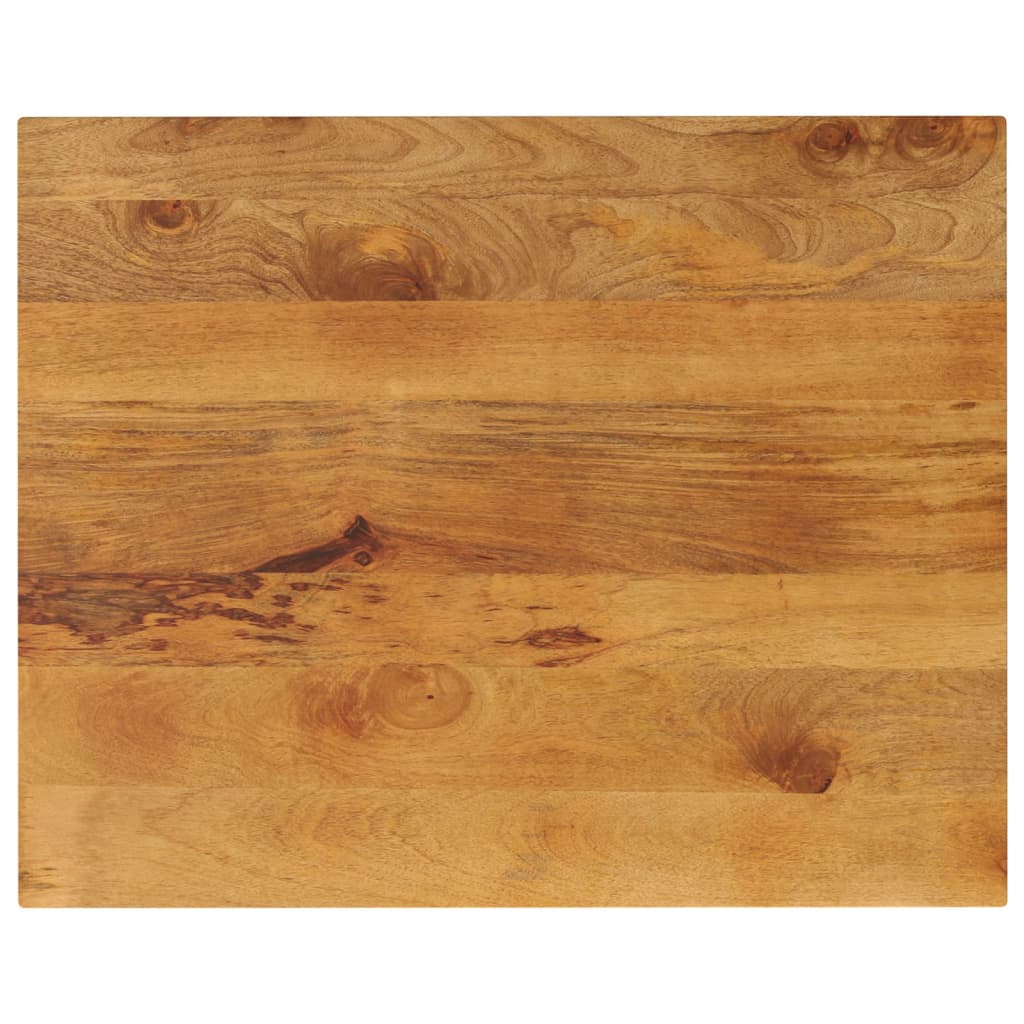 Table Top 80x80x2.5 cm Square Solid Wood Mango Thickness 25 mm Mango wood(oak finish) 100 cm