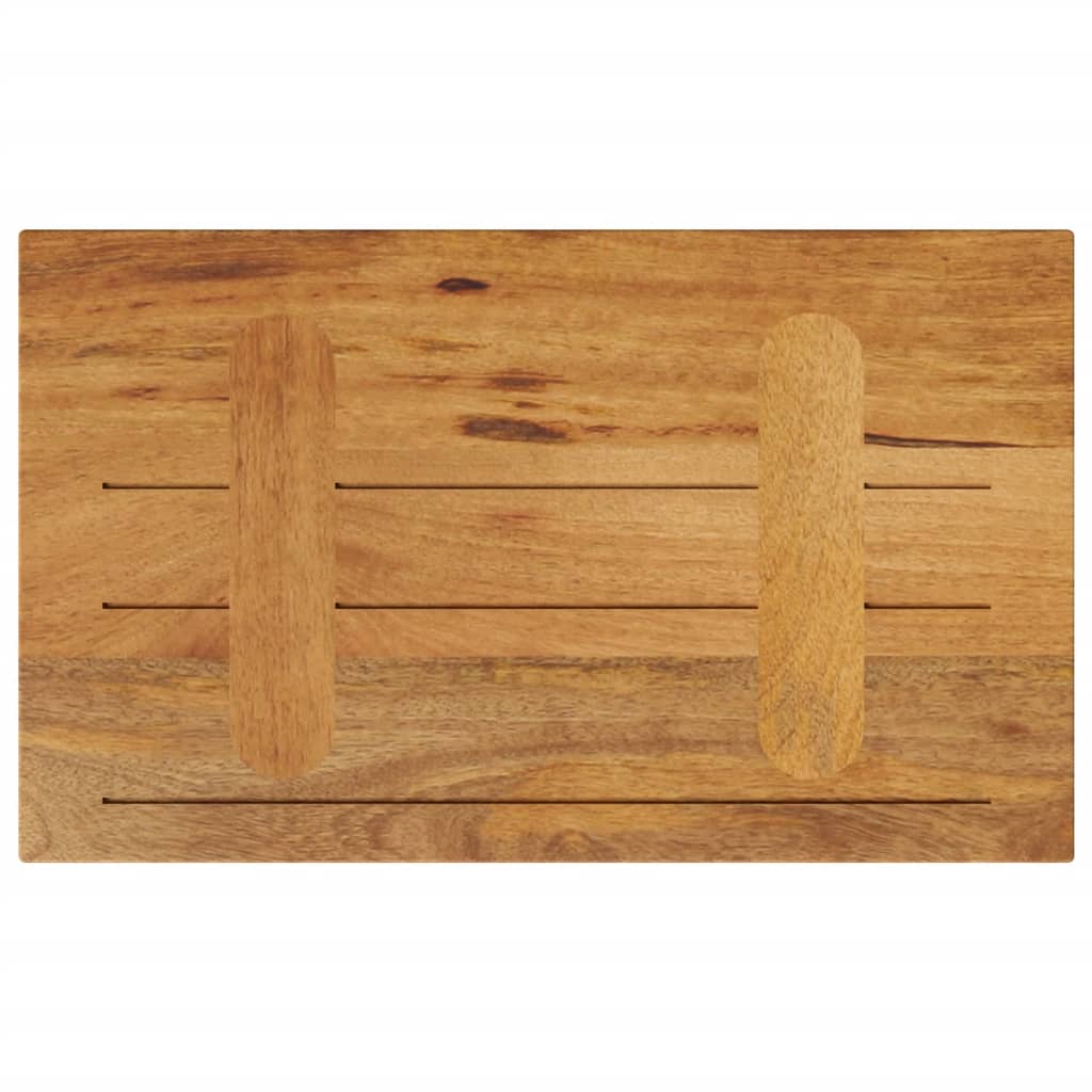 vidaXL Table Top 60x30x3.8 cm Rectangular Solid Wood Mango 5
