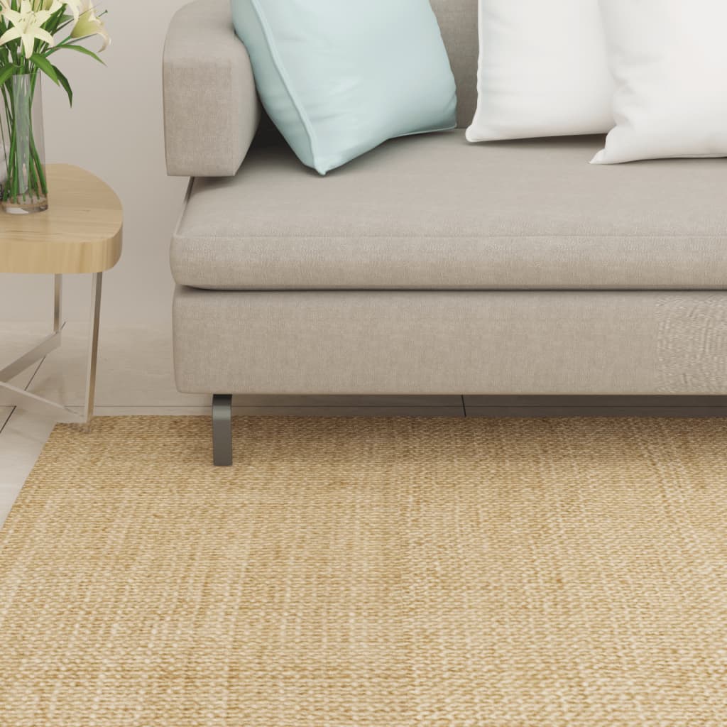 Sisal Rug Scratching Post Width Light Brown