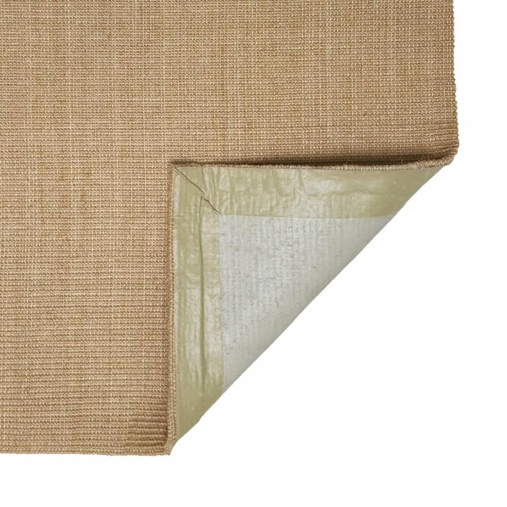 Sisal Rug for Scratching Post Width 80 cm Light Brown 100 cm