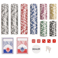 vidaXL Poker Chip Set 300 pcs 11.5 g 4