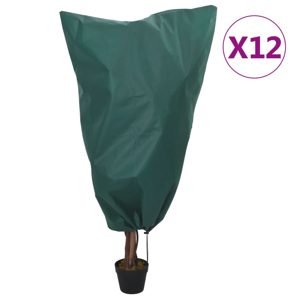 Plant Fleece Covers with Drawstring 70 g/m² 0.8x1 m 12