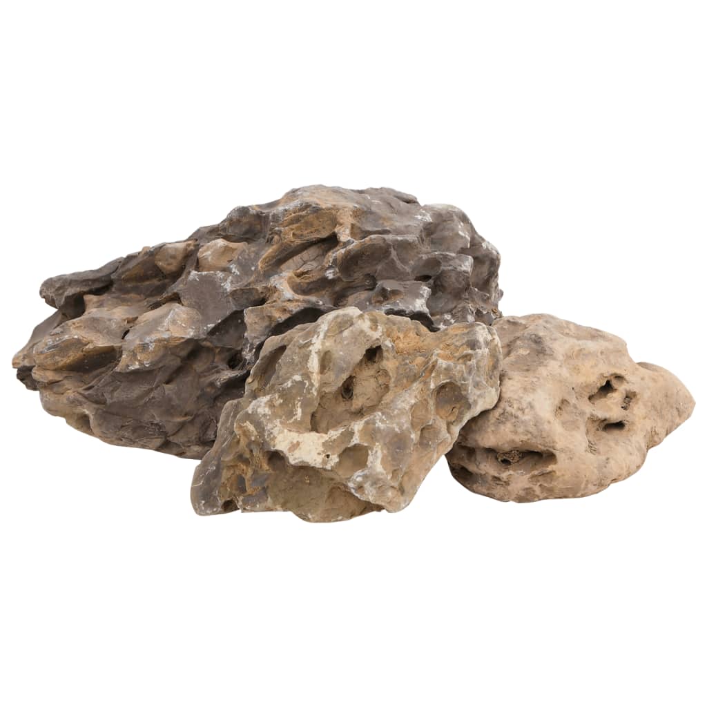 vidaXL Dragon Stones 25 kg Grey 10-40 cm 3
