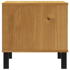 vidaXL Side Table FLAM 50x50x50 cm Solid Wood Pine 6