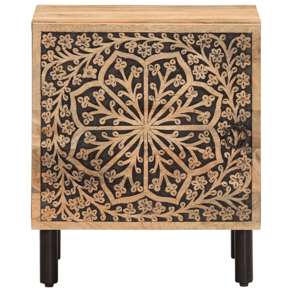 vidaXL Bedside Cabinets 2 pcs 40x33x46 cm Solid Wood Mango 6