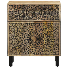 vidaXL Bedside Cabinet 50x33x60 cm Solid Wood Mango 5