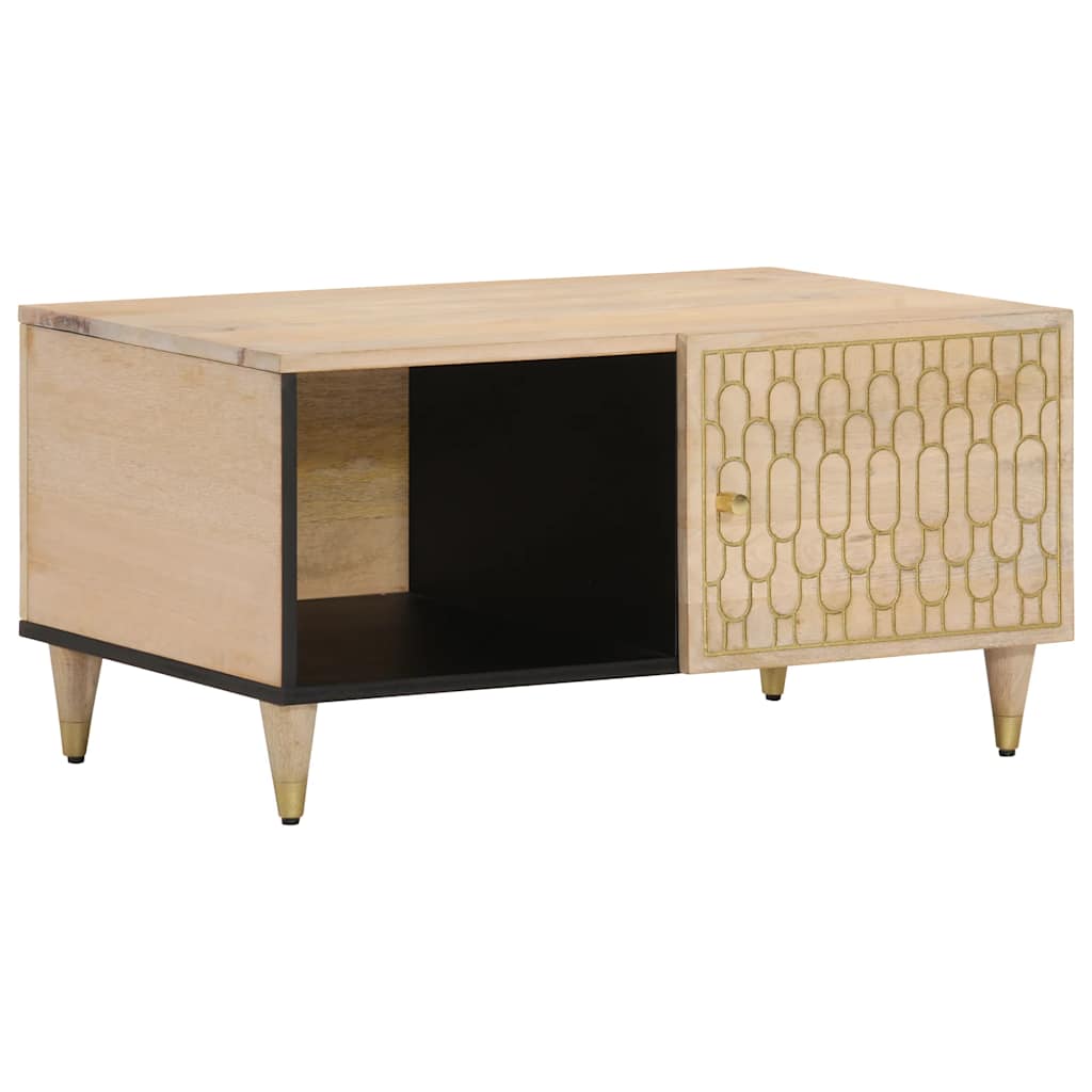 vidaXL Coffee Table 80x50x40 cm Solid Wood Mango 2