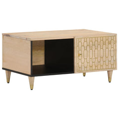 vidaXL Coffee Table 80x50x40 cm Solid Wood Mango 2