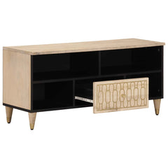 vidaXL TV Cabinet | Natural wood | Solid mango wood | Medium | TV Cabinet 3