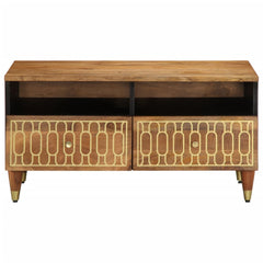Coffee Table 80x54x40 cm Solid Wood Mango Honey brown